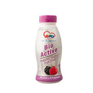 Bio Active Probiotic Blackberry and Raspberry Yoghurt at zucchini